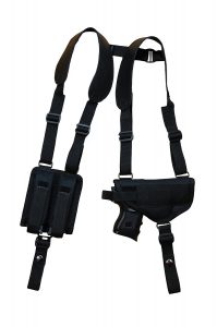 image of Barsony Nylon Gun Concealment Left Hand Shoulder Holster