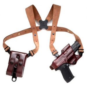 Brown shoulder holster