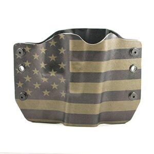 image of USA Flag Kydex OWB Ruger American holster