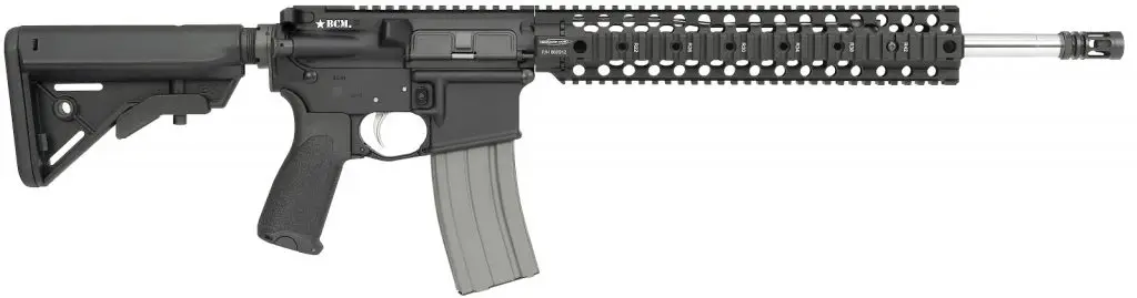 My favorite Bravo Company mod0 AR 15 rifle. 