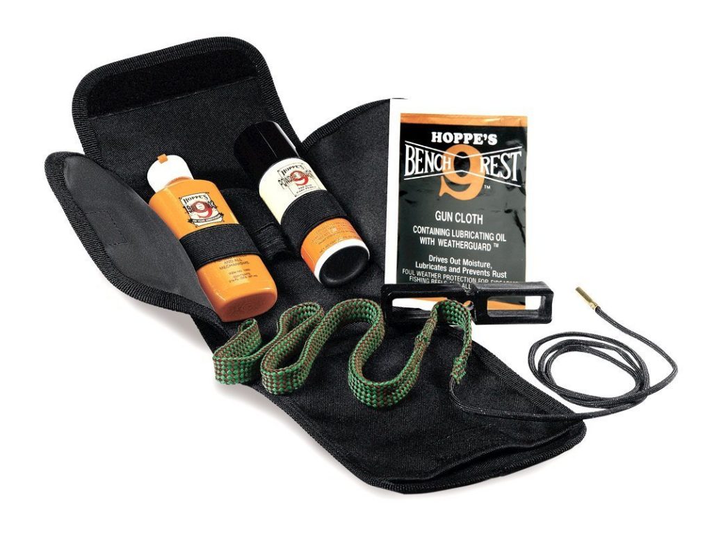 The Hoppes bore snake rifle cleaner kit 