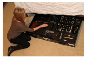 image of Titan Under Bed Safe 2, black color in 2017