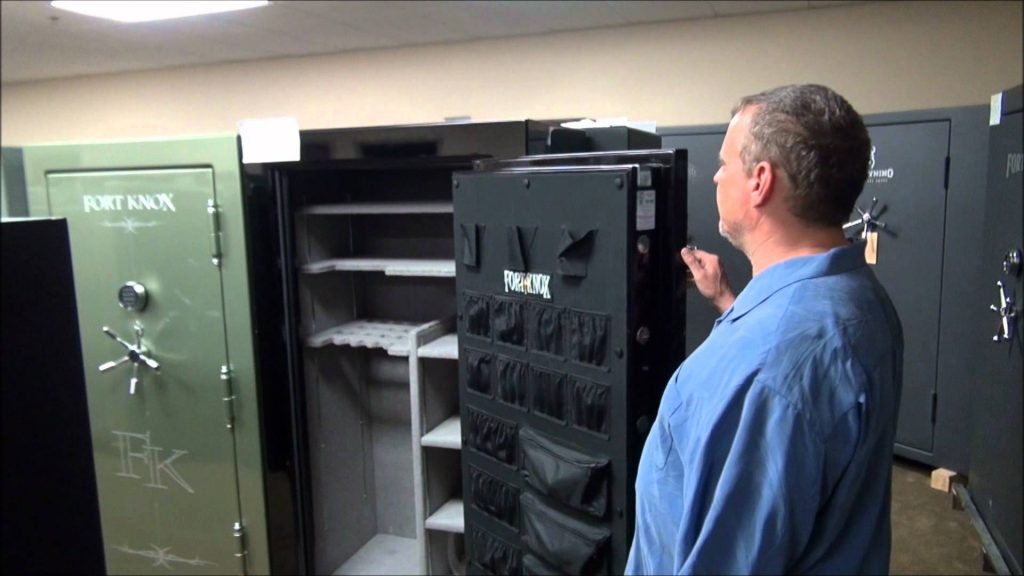 Standing next to Gun Safe to get the physical size