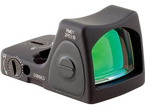 The Trijicon RMR Adjustable LED Reflex Sight has true-color multi-coated lens and eight adjustable brightness settings