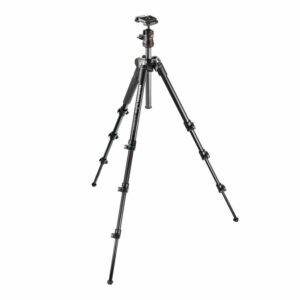 Manfrotto BeFree Compact Travel Aluminum Alloy Tripod has 100% carbon fiber legs