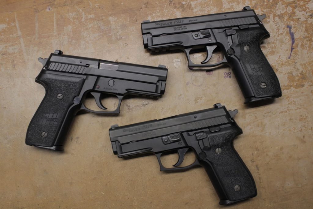 Three sig p229s