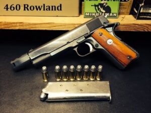 911 converted to .460 Rowland Semi-Automatic Pistol