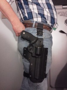 44 magnum Revolver Leg Holster