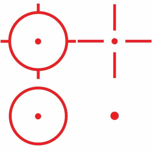 a picture of the Sightmark Ultra Shot's Reticle Patterns