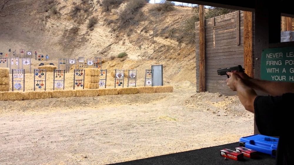 a shooting range