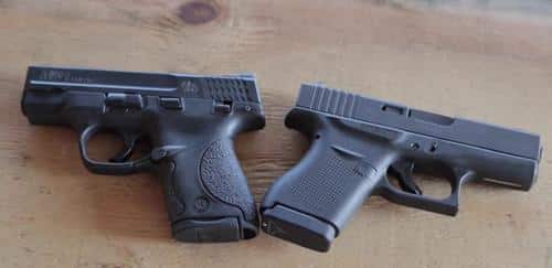 Smith & Wesson MP 9 vs Glock