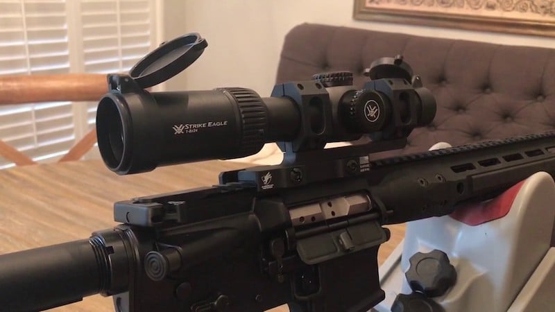 Vortex Strike Eagle Scope mounted on mlok ar15