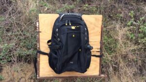 Bulletproof Backpack ballistic test