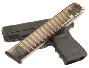 Glock 19 with a 33-round magazine