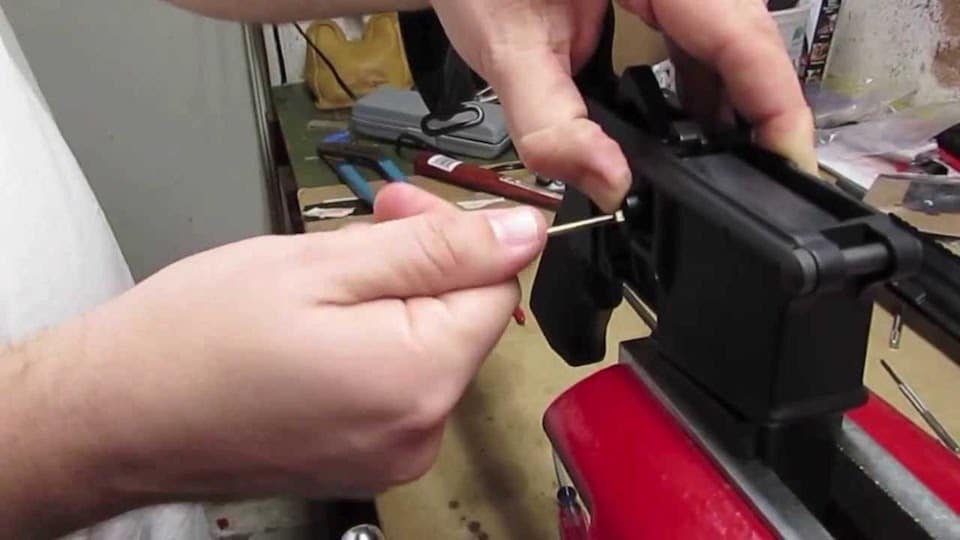 ar-15 bullet button installation