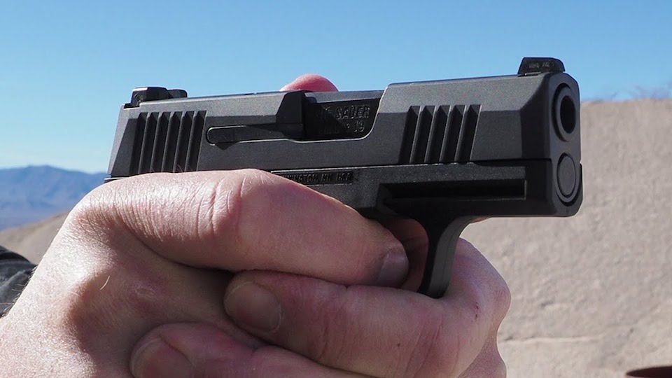 image of sig sauer p365 close up view