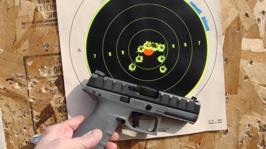 Beretta APX groups in target paper