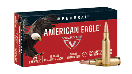 image of .224 Valkyrie - Federal 75 Grain American Eagle TMJ