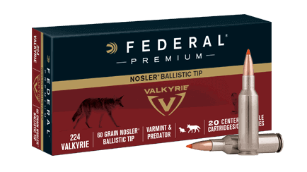 image of ,224 Valkyrie - Federal Nosler Ballistic Tip