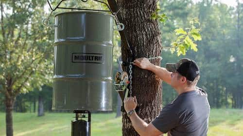 Moultrie hanging deer feeder hoist