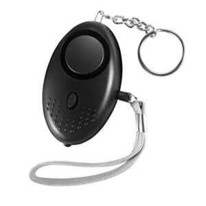 Personal alarm keychain sleek design