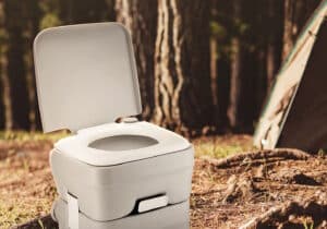 portable camp toilet