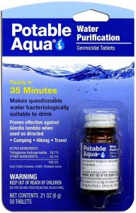 water purification tablets