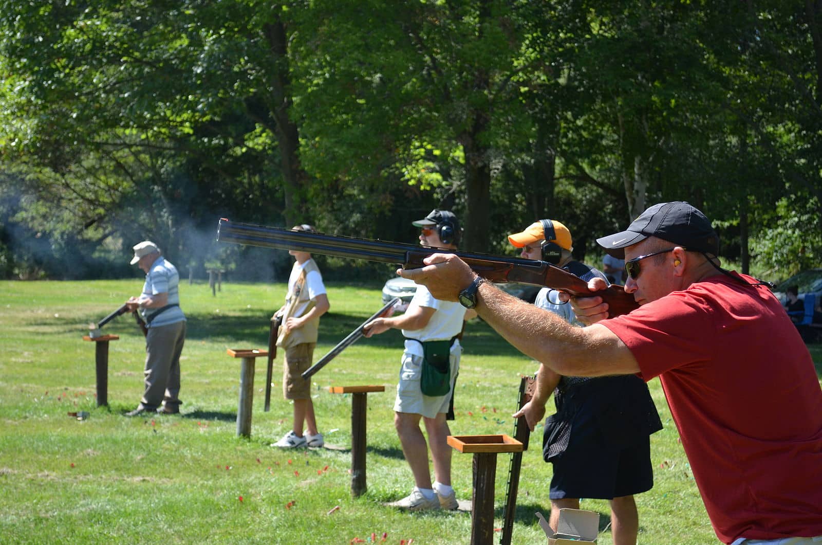 American Trap Shooting Scene