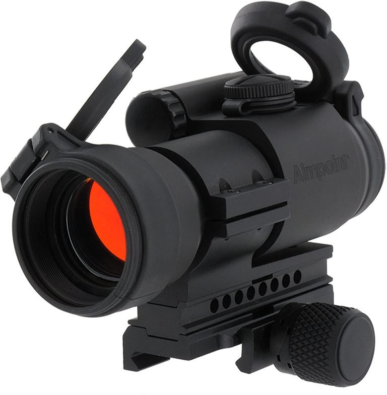 image of Aimpoint PRO Red Dot Reflex Sight with QRP2 Mount and Spacer – 2 MOA