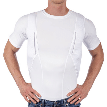 image of CCW Tactical Holster Shirt for Concealed Carry Compression Fit Clothing