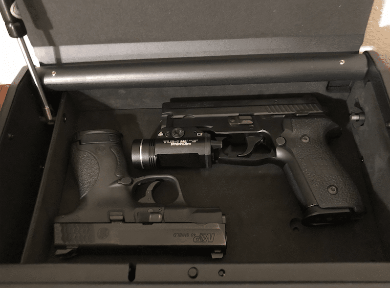 Two Guns in Gun Safe