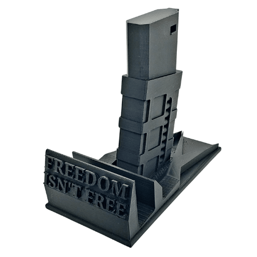 BurtonBunkerDesigns Freedom Isn't Free Horizontal Desktop AR-15 stand