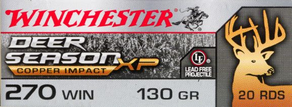 Winchester Deer Season XP is an extremely fast round is constructed to penetrate deep and leave large wound channel along the way. 