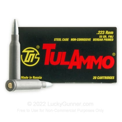 image of Tula Ammo 55 Grain