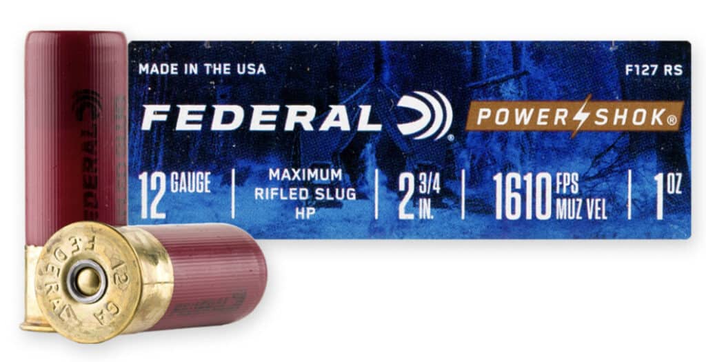 Federal Power-Shok 12 Gauge - HP Rifled Slug