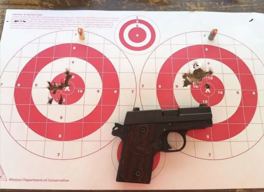 sig p238 range targets