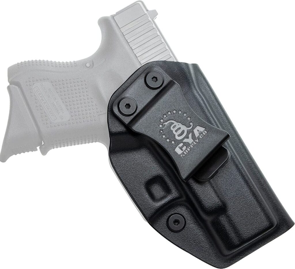 CYA Supply Co. Glock 27 Holster is made from Boltaron thermoplastic