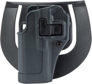 The SERPA CQC Sportster Sig P229 Holster by Blackhawk! designed to fit the P229 both with or without the additional rail.