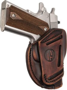 1791 GUNLEATHER 3-Way 1911 Cross Draw Holster has 3 different CCW positions