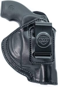 image of Maxx Carry IWB Leather Revolver Holster for Ruger SP101