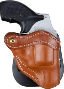 image of 1791 Gunleather J Frame Revolver Leather Paddle Holster