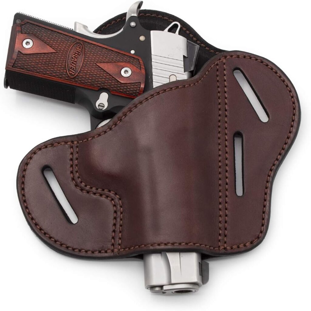 Ultimate 1911 Commander Leather Gun Holster