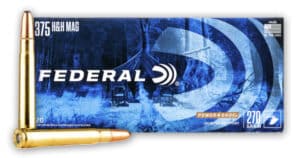 image of Federal’s 270-grain Power-Shok 375 H&H Magnum