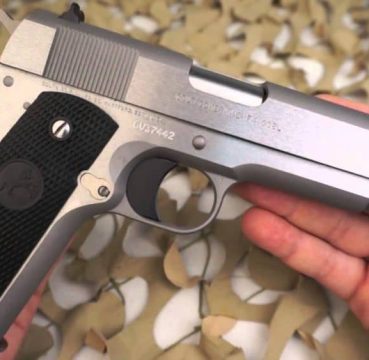 Colt 1911 government model stainless 45acp