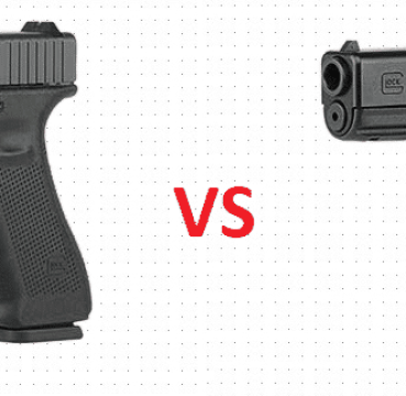 image of glock comparison 22 vs 23